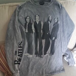 The Beatles Gray Long Sleeve Tee